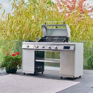 Grillstream Island 4 Burner Hybrid Gas & Charcoal BBQ 2025 Model
